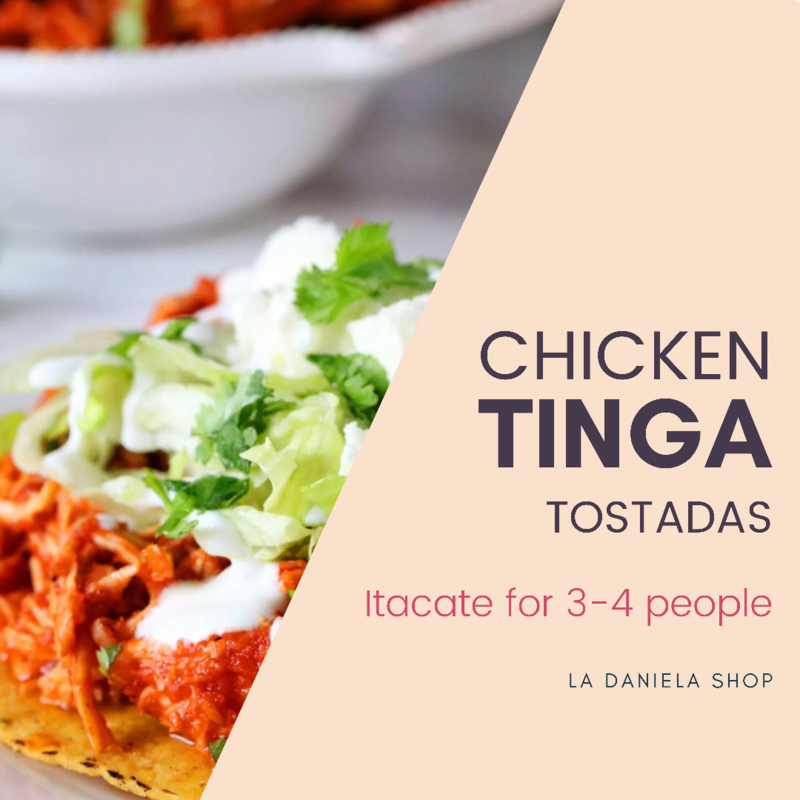 Tostadas de Tinga de Pollo