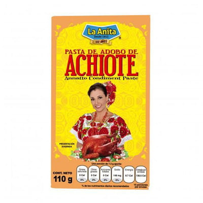 Pasta de Achiote La Anita 110 gr